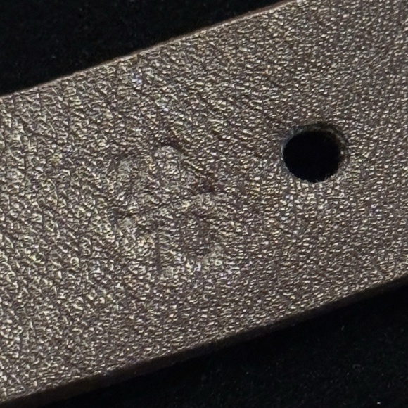 Vintage PRADA Women's Brown Leather Resin Chain Waist Belt 70/28 - Picture 10 of 13